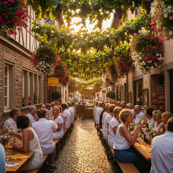 Sommerliches Weinfest