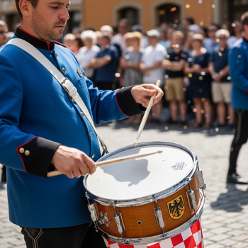 Trommler bei einer Parade