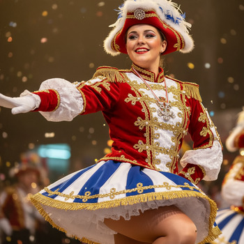 Funkemariechen in Uniform