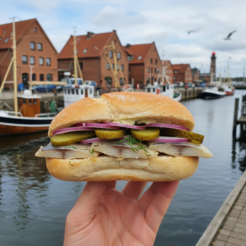 Fischbrötchen vom Hafenfest