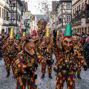 Februar: Fastnacht mit Masken