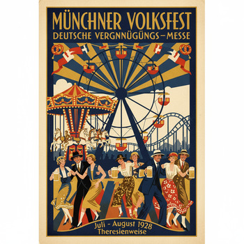 Volksfestplakat um 1920