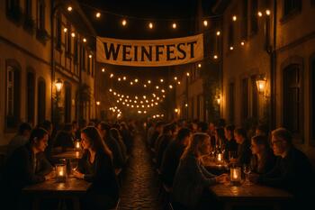 Sommernacht beim Weinfest